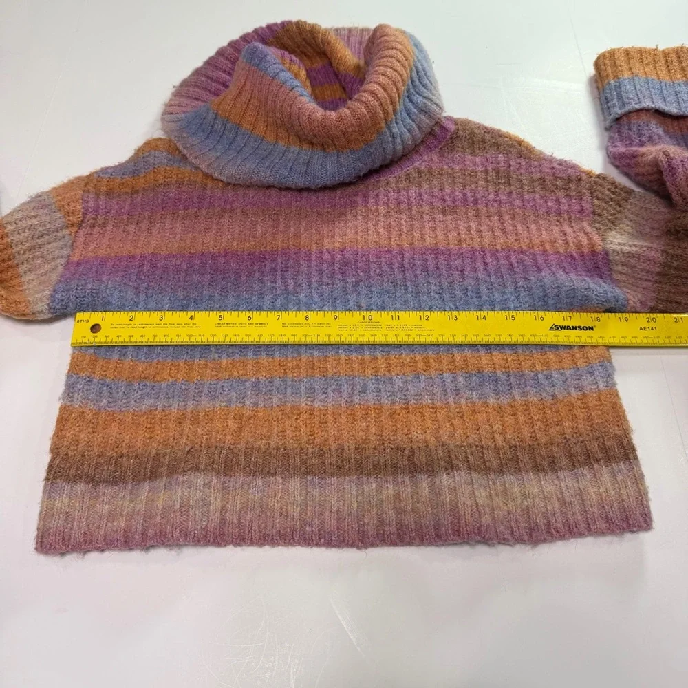 Anthropologie Multicolor Cowl Neck Sweater - Picture 4 of 6